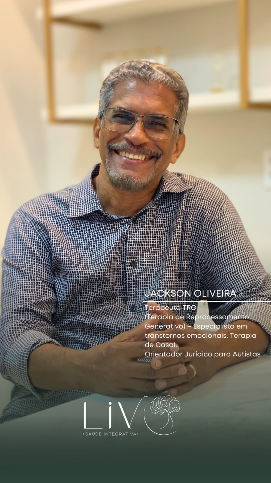 Jackson Oliveira — Terapeuta TRG na LIV Saúde Integrativa
